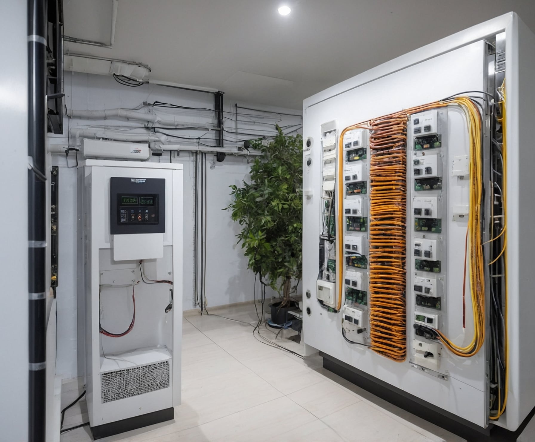 Instalación eléctrica en residencia moderna
